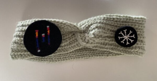 Gruppe 2: Stirnband mit abnehmbaren Stick-Patches