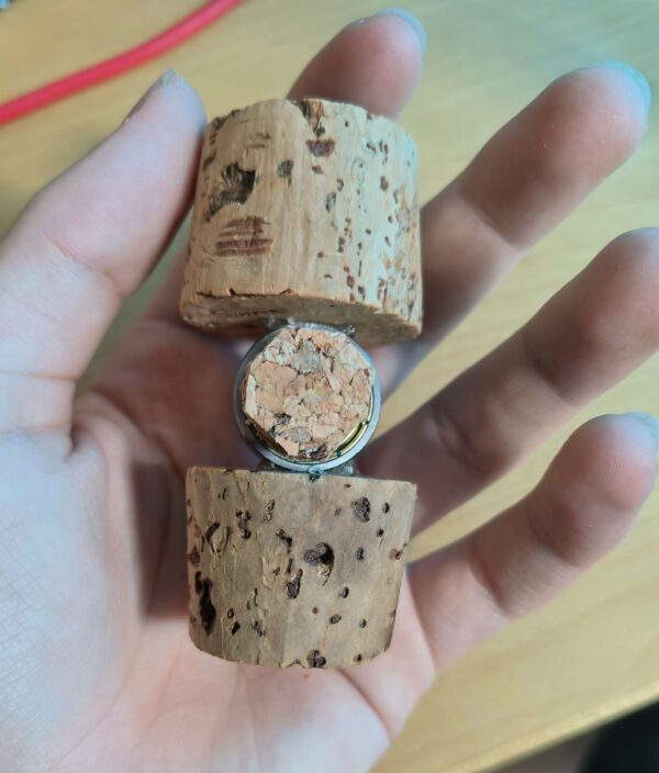 Gruppe 8: Fidget-Spinner aus Kork